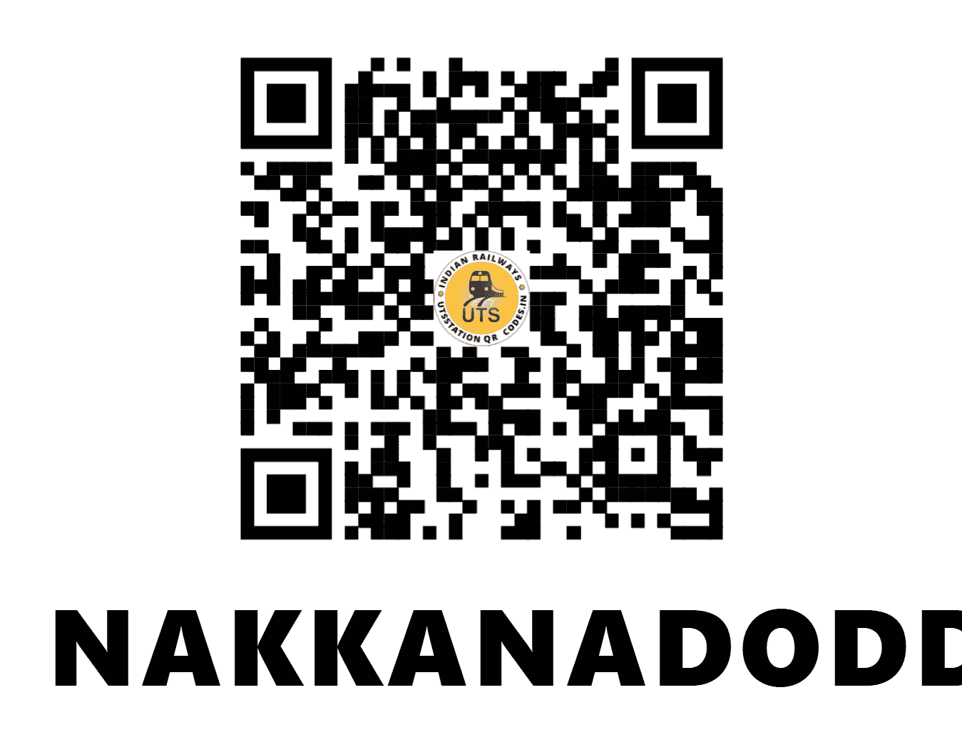 UTS QR Code for NAKKANADODDI - NKDO - SC (ANDHRA PRADESH)